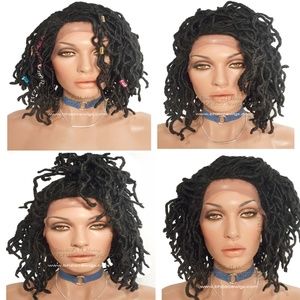 EXCLUSIVE! Sister loc faux locs dredlock wavy locs